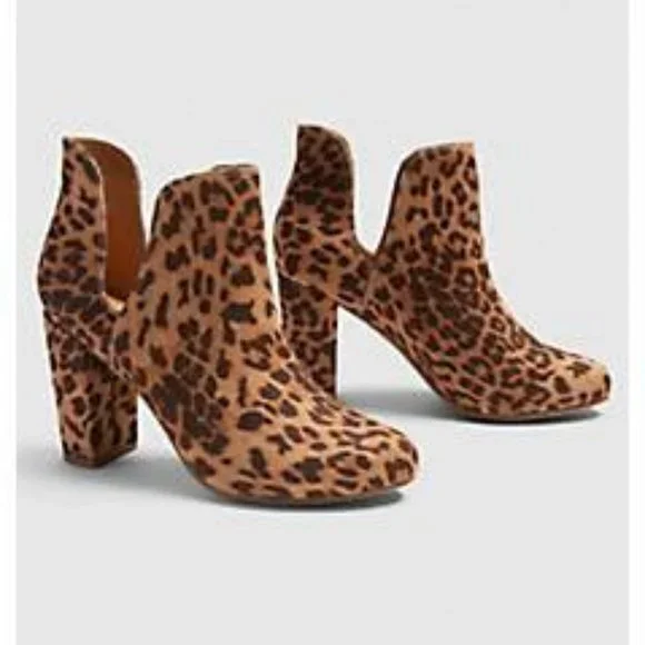 Lane Bryant Dream Cloud Cutout High Heel Bootie - Leopard - 11W - Picture 15 of 15